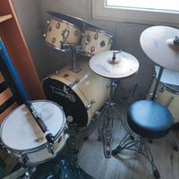 Batteria Tamburo completa di piatti piatti Zildjia