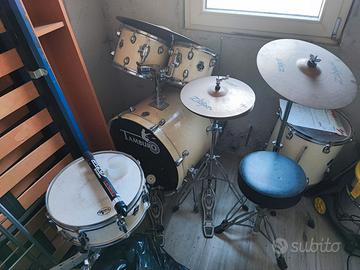 Batteria Tamburo completa di piatti piatti Zildjia