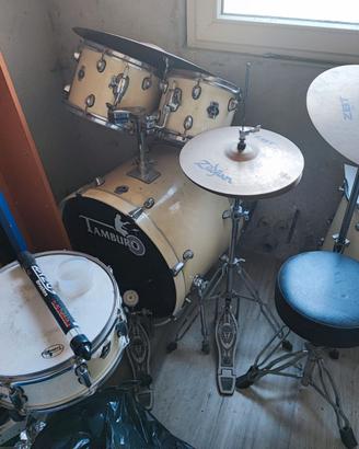 Batteria Tamburo completa di piatti piatti Zildjia