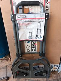 carello porta pacchi in acciaio 