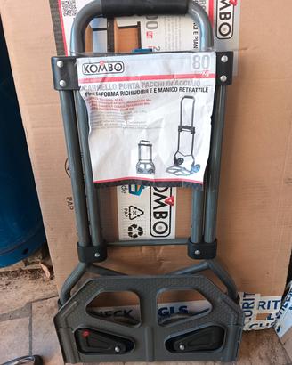 carello porta pacchi in acciaio 