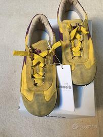 Scarpe nuove Diadora Heritage Yellow TG.32