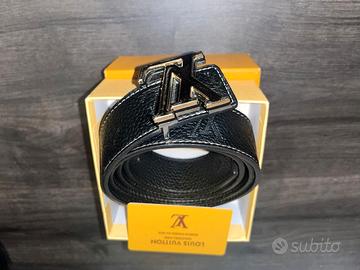 Cintura Louis Vuitton Initiales 40mm - Pelle Nera 