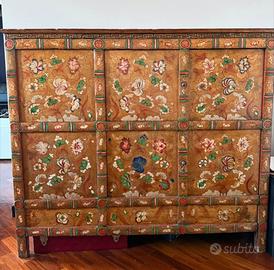 Mobile credenza TIBETANA giallo oro