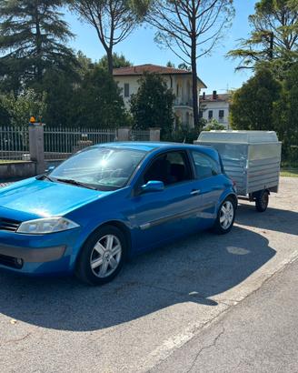 Renault megane 2 1.9dci con carrello appendice