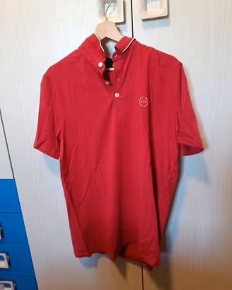 Polo Armani Exchange (A|X) Rossa - Taglia XL