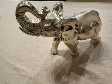 Elefante portafortuna in argento - Arredamento e Casalinghi In