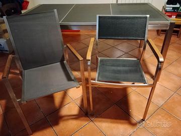 4 sedie da esterno - VENDUTE