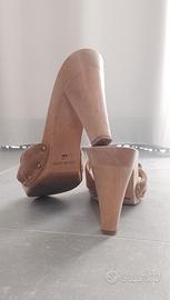 Stupendi zoccoli legno Scholl usati molte volte