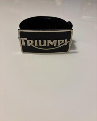Cintura pelle con fibbia  Triumph motorcycles