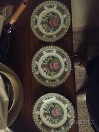 Tre piatti cinesi vintage 