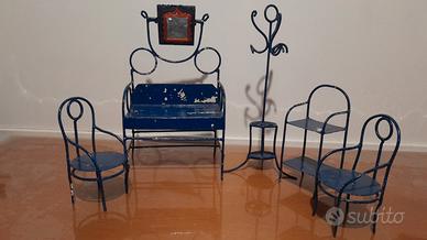 salotto bambole anni 1930-40 "della nonna"