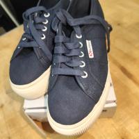 scarpe Superga donna blu