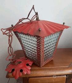 Vecchia lanterna lampada a sospensione