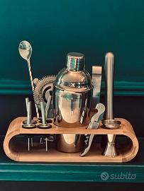 Set Shaker, Mixing Glass, 3 Jigger