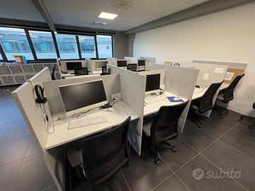 Postazioni Call Center complete + Sedie (16pz)