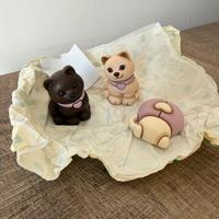 Tris Thun Bauli Coppia Gattini + Coccinella