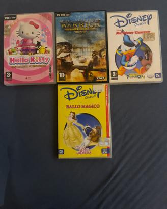 Lotto 4 giochi PC Windows originali