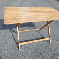 tavolo in legno pieghevole 