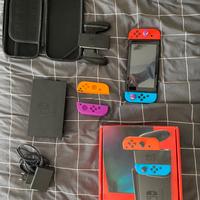 nintendo switch con accessori