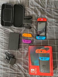 nintendo switch con accessori