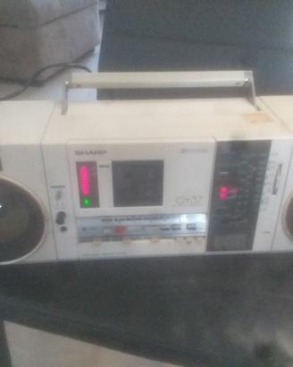 radio cassetta  Sharp vintage 