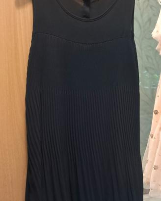 Vestito smanicato Blu scuro