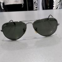 A1076 Ray-ban Aviator Goccia Rb3025 Tg58 Argento 