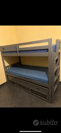 Letto a castello 3 posti