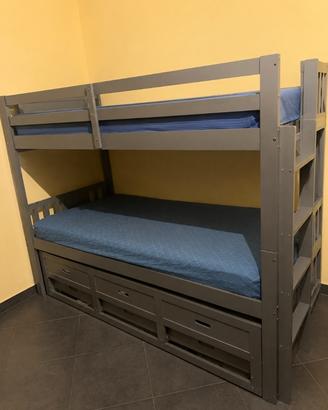Letto a castello 3 posti