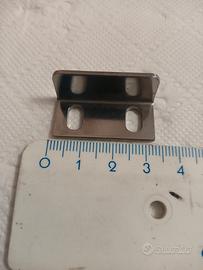 10 supporti angolari x ripiani e mensole