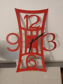 orologio colore rosso