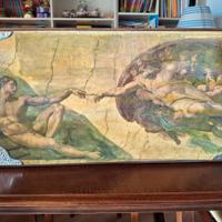 Quadro con cornice in argento