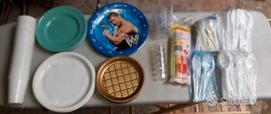 SET PIATTI, POSATE, BICCHIERI MONOUSO