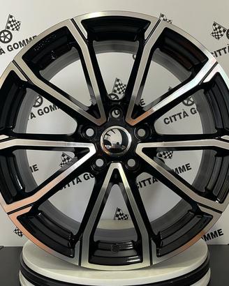 4 CERCHI IN LEGA SKODA FABIA PRAKTIK RAPID DA 16