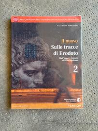 Libro di storia sulle tracce di erodoto