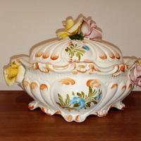 Zuppiera vintage in ceramica di Bassano