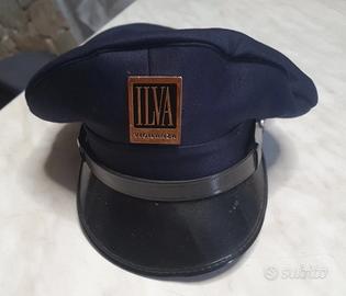 VINTAGE BERRETTO CAPPELLO VIGILANZA ILVA TG 57,5