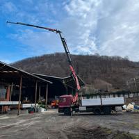 Man 6x2 con gru Fassi 360 xp Jib e verricello