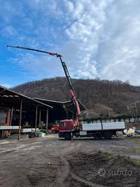 Man 6x2 con gru Fassi 360 xp Jib e verricello