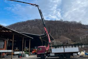 Man 6x2 con gru Fassi 360 xp Jib e verricello