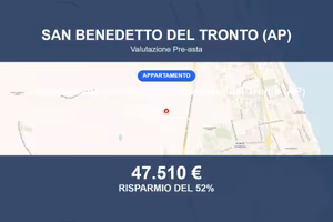 Immobile in asta di 80 m² con box auto a San Bened