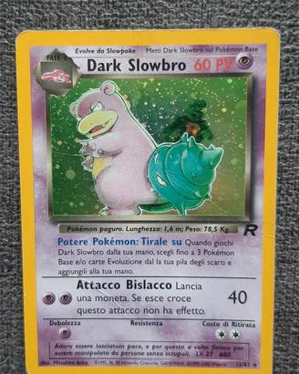 Dark Slowbro holo team Rocket 