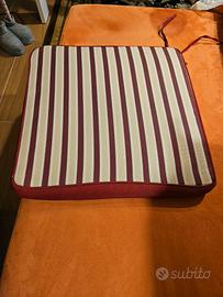 cuscini per sedie da giardino 