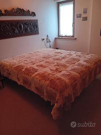 copriletto pelle coniglio