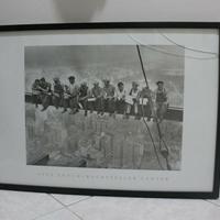 quadro pranzo su un grattacielo 