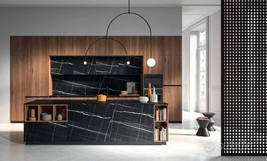 Lineare da 3m Cucina Maestro Isola + Living
