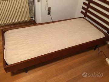Rete singola e giroletto in legno