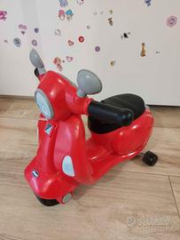 Vespa chicco rossa 1-3 anni