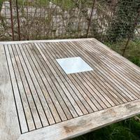 Tavolo teak da giardino